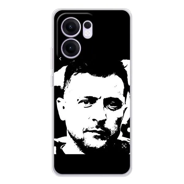 Чехол с принтом «Зеленский АРТ» для OPPO Reno13 F Чехол с принтом «Зеленский АРТ» для OPPO Reno13 F