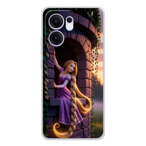 Чехол с принтом «Рапунцель на башне» для OPPO Reno13 F