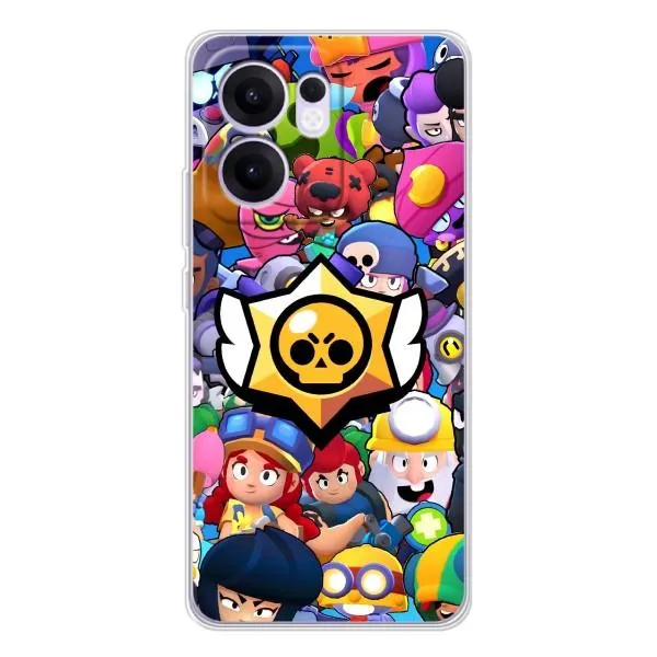 Чехол с принтом «Лого Brawl Stars» для OPPO Reno 13 FS 5G