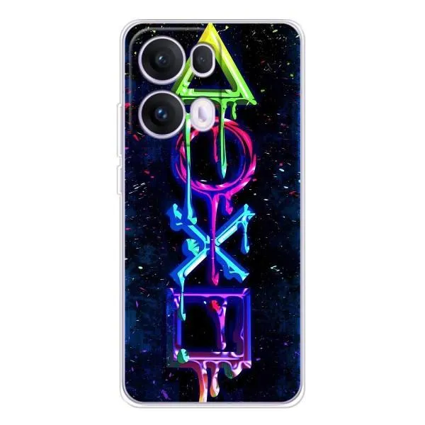 Чехол с принтом «Pleystation лого» для OPPO Reno13 Pro Чехол с принтом «Pleystation лого» для OPPO Reno13 Pro