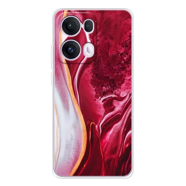 Чехол с принтом «Мрамор красный» для OPPO Reno13 Pro Чехол с принтом «Мрамор красный» для OPPO Reno13 Pro