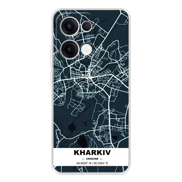 Чехол с принтом «Харьков» для OPPO Reno13