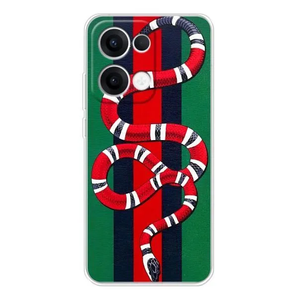 Чехол с принтом «Gucci змия» для OPPO Reno13