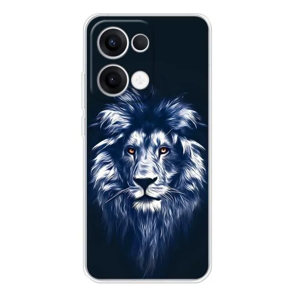 Чохол з принтом «Синій Лев» для OPPO Reno13 Чохол з принтом «Синій Лев» для OPPO Reno13