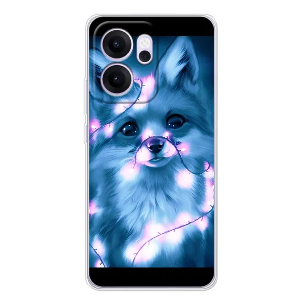 Чехол с принтом «Яркая лисичка» для OPPO Reno14 F