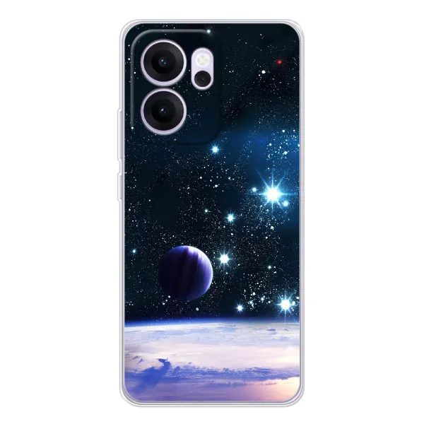 Чехол с принтом «Космический вид» для OPPO Reno14 F