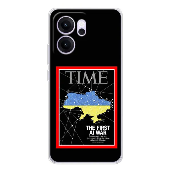 Чохол з принтом «TIME Ukraine» для OPPO Reno14 F