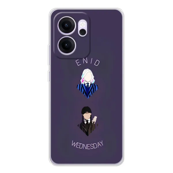 Чехол с принтом «Уэнздей и подруга» для OPPO Reno14 FS Чехол с принтом «Уэнздей и подруга» для OPPO Reno14 FS