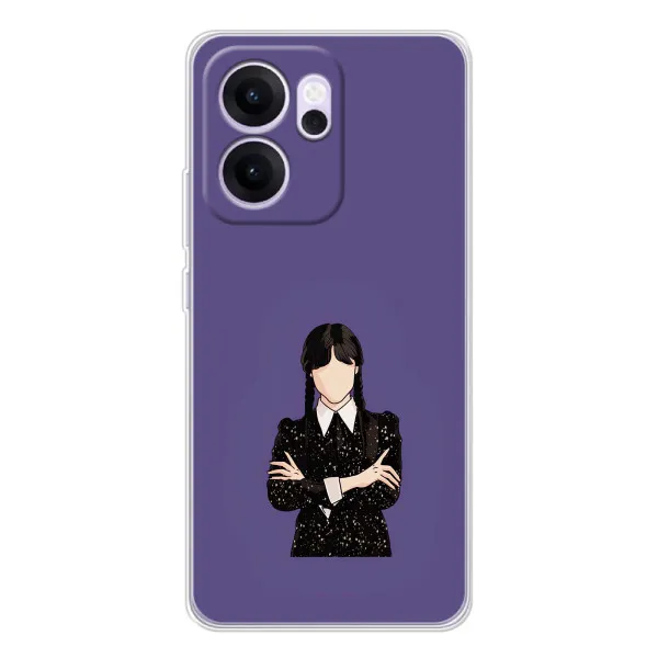 Чехол с принтом «Уэнздей в черном» для OPPO Reno14 FS Чехол с принтом «Уэнздей в черном» для OPPO Reno14 FS