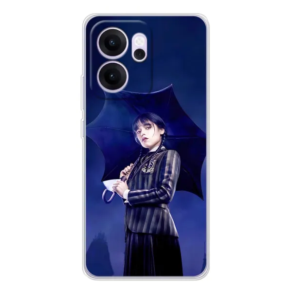 Чехол с принтом «Уэнздей с зонтом» для OPPO Reno14 FS Чехол с принтом «Уэнздей с зонтом» для OPPO Reno14 FS