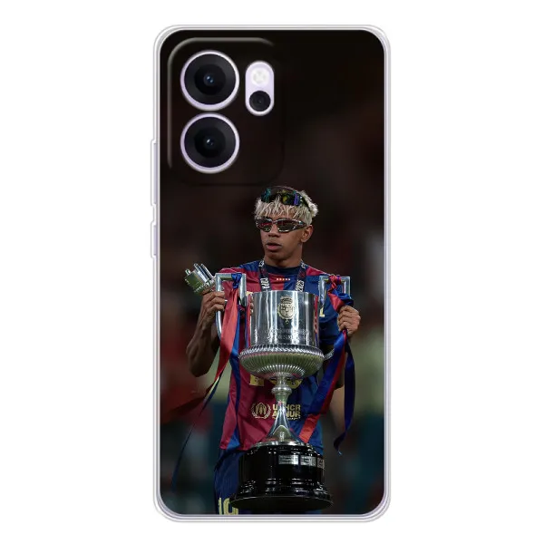 Чехол с принтом «Ямаль с кубком» для OPPO Reno14 FS Чехол с принтом «Ямаль с кубком» для OPPO Reno14 FS