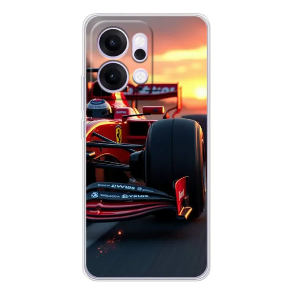 Чехол с принтом «Макларен на закате» для OPPO Reno14 Pro