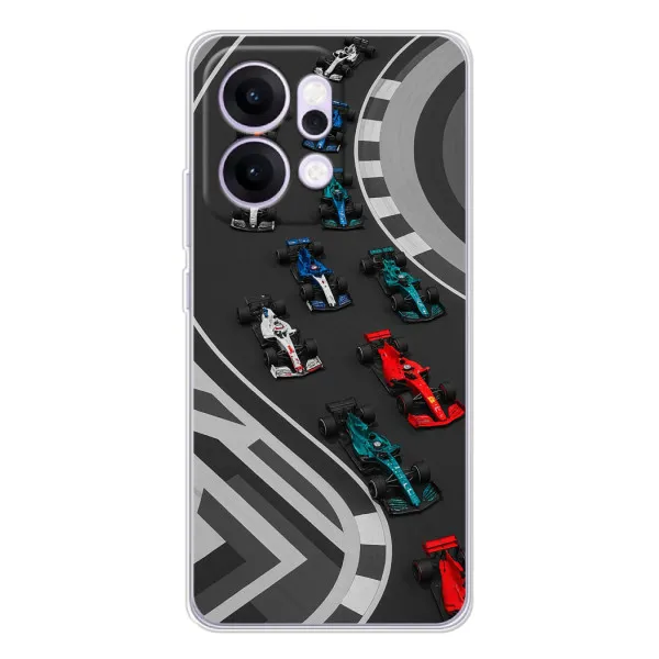 Чехол с принтом «Трасса Ф1» для OPPO Reno14 Pro