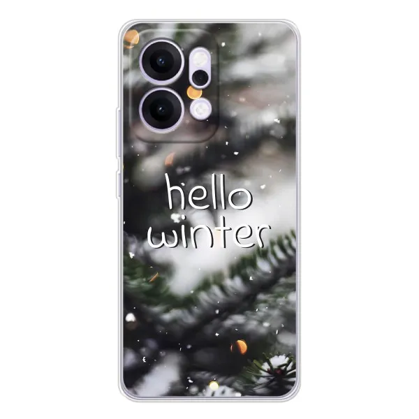 Чехол с принтом «Hello winter» для OPPO Reno14 Pro Чехол с принтом «Hello winter» для OPPO Reno14 Pro