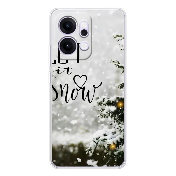 Чехол с принтом «Let it snow» для OPPO Reno14 Pro Чехол с принтом «Let it snow» для OPPO Reno14 Pro