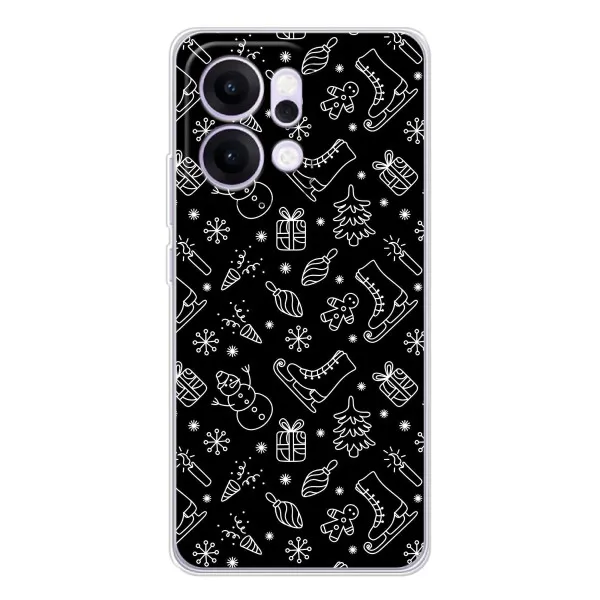 Чехол с принтом «Новогодний фон» для OPPO Reno14 Pro Чехол с принтом «Новогодний фон» для OPPO Reno14 Pro