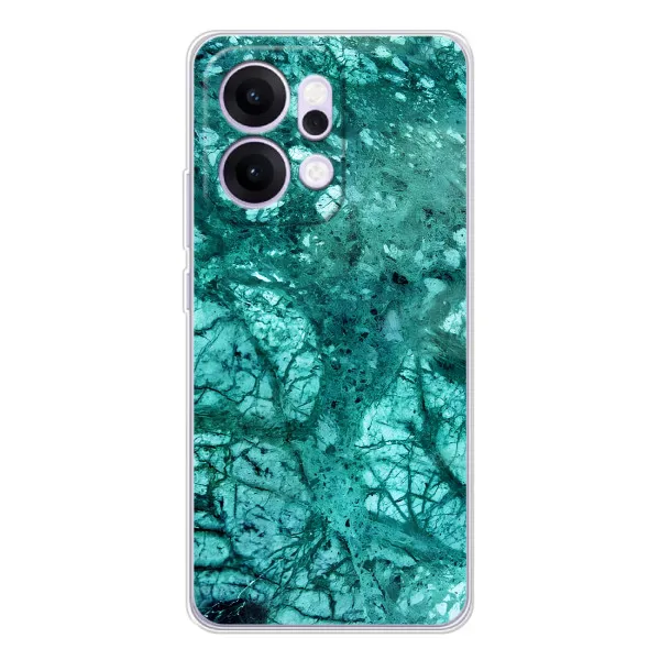 Чехол с принтом «Зеленый мрамор» для OPPO Reno14 Чехол с принтом «Зеленый мрамор» для OPPO Reno14