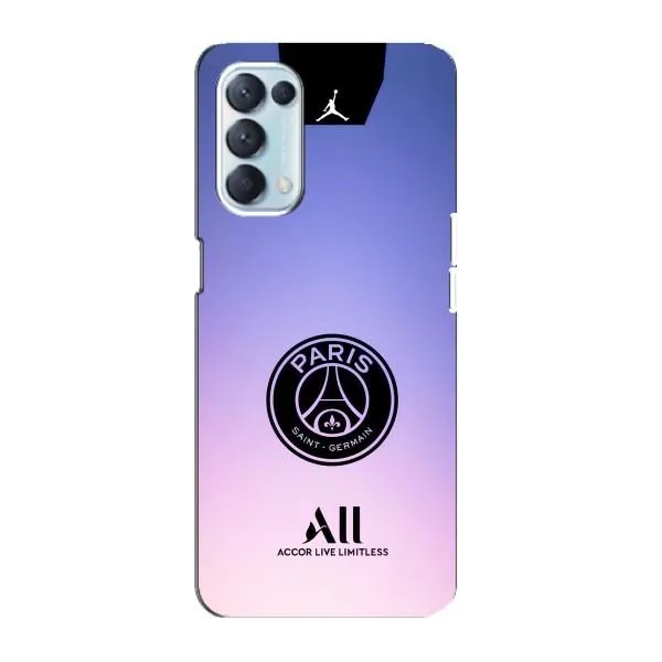 Чохол з принтом «лого PSG» для OPPO Reno5 4G Чохол з принтом «лого PSG» для OPPO Reno5 4G