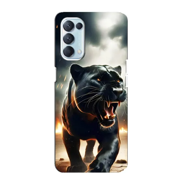 Чехол с принтом «Черная пантера» для OPPO Reno5 4G