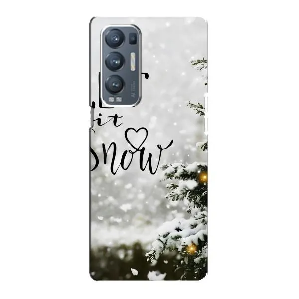 Чехол с принтом «Let it snow» для OPPO Reno5 Pro Plus (5G) Чехол с принтом «Let it snow» для OPPO Reno5 Pro Plus (5G)