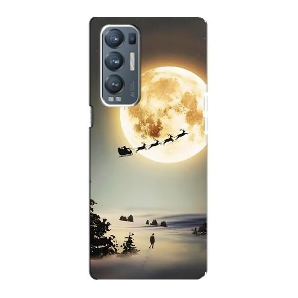 Чехол с принтом «Санта на луне» для OPPO Reno5 Pro Plus (5G) Чехол с принтом «Санта на луне» для OPPO Reno5 Pro Plus (5G)