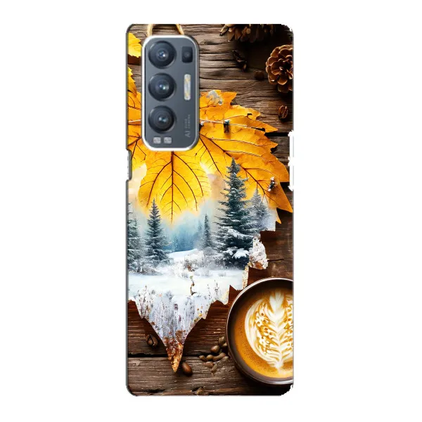 Чехол с принтом «Осенне-зимний кофе» для OPPO Reno5 Pro Plus (5G) Чехол с принтом «Осенне-зимний кофе» для OPPO Reno5 Pro Plus (5G)