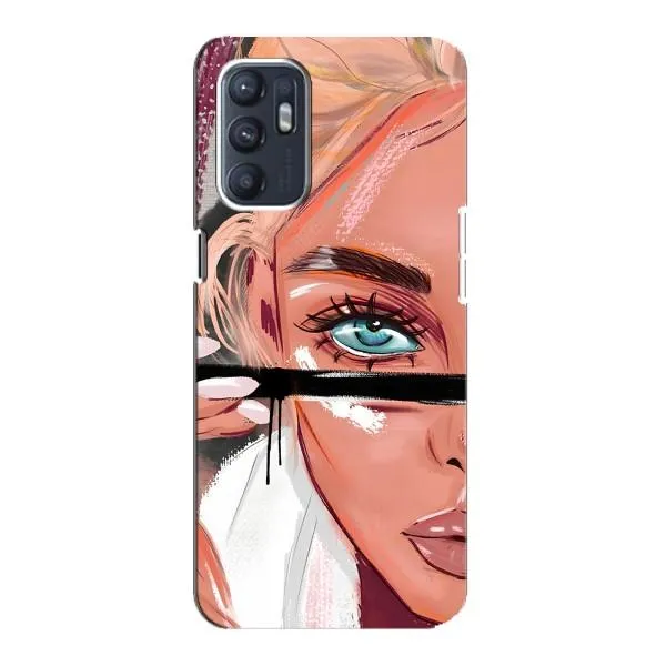 Чехол с принтом «Макияж» для OPPO Reno6 4G