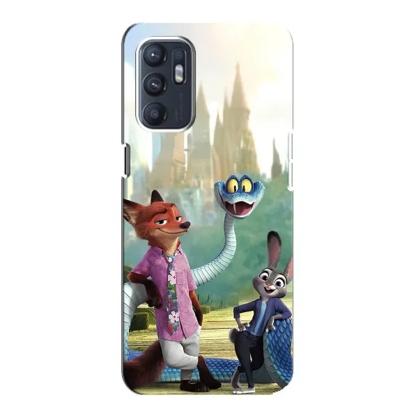 Чехол с принтом «Герои мультфильма Зверополис» для OPPO Reno6 5G Чехол с принтом «Герои мультфильма Зверополис» для OPPO Reno6 5G