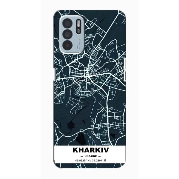 Чехол с принтом «Харьков» для OPPO Reno6 Z