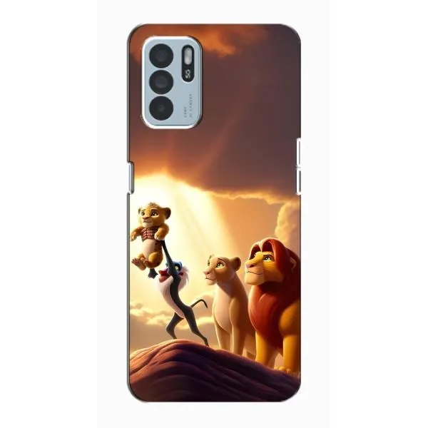 Чехол с принтом «Симба на презентации» для OPPO Reno6 Z