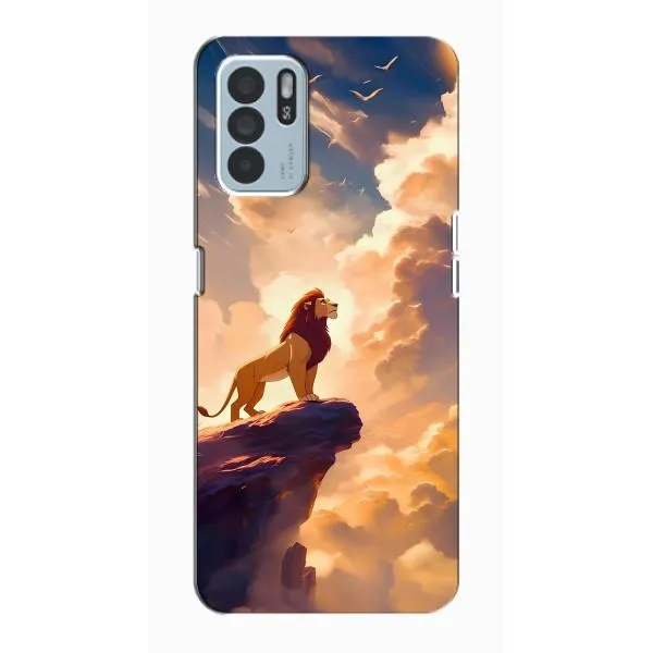 Чехол с принтом «Симба на скале» для OPPO Reno6 Z