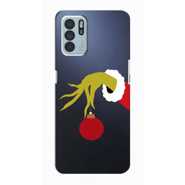 Чехол с принтом «Гринч с игрушкой» для OPPO Reno6 Z Чехол с принтом «Гринч с игрушкой» для OPPO Reno6 Z