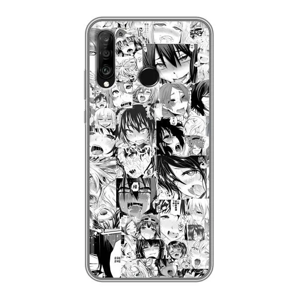 Чехол с принтом «Ahegao manga» для Huawei P30 Lite / Nova 4e Чехол с принтом «Ahegao manga» для Huawei P30 Lite / Nova 4e
