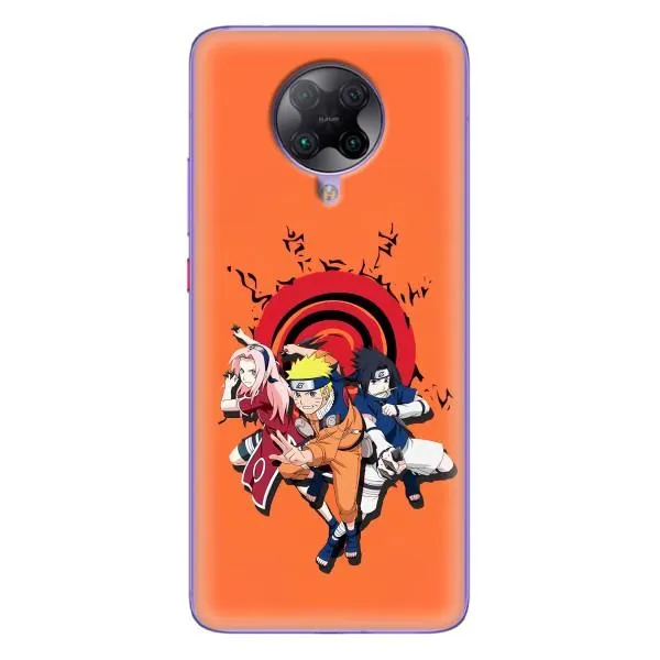 Чохол з принтом «команда Наруто» для Xiaomi POCO F2 Pro