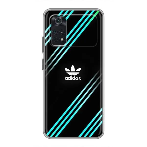 Чехол с принтом «Адидас с полосами» для Xiaomi POCO M4 Pro 4G