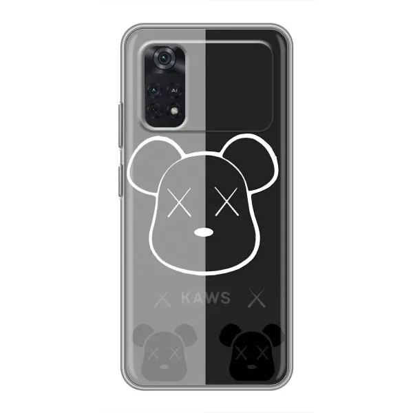 Чехол с принтом «БеарБрик глаза» для Xiaomi POCO M4 Pro 4G Чехол с принтом «БеарБрик глаза» для Xiaomi POCO M4 Pro 4G