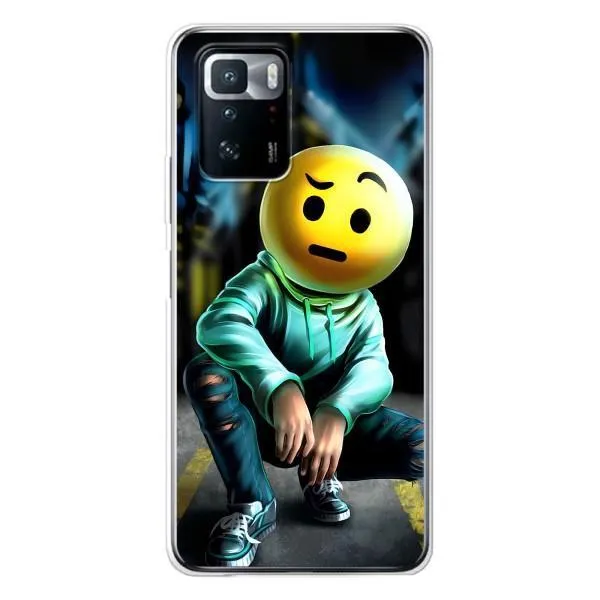 Чехол с принтом «Парень смайл» для Xiaomi POCO X3 GT Чехол с принтом «Парень смайл» для Xiaomi POCO X3 GT
