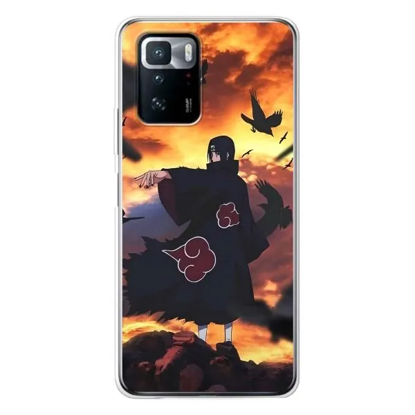 Чехол с принтом «Итачи с воронами» для Xiaomi POCO X3 GT