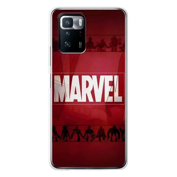 Чехол с принтом «MARVEL» для Xiaomi POCO X3 GT Чехол с принтом «MARVEL» для Xiaomi POCO X3 GT