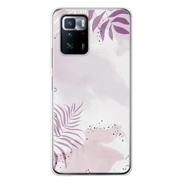 Чехол с принтом «Фиолетовые листья» для Xiaomi POCO X3 GT