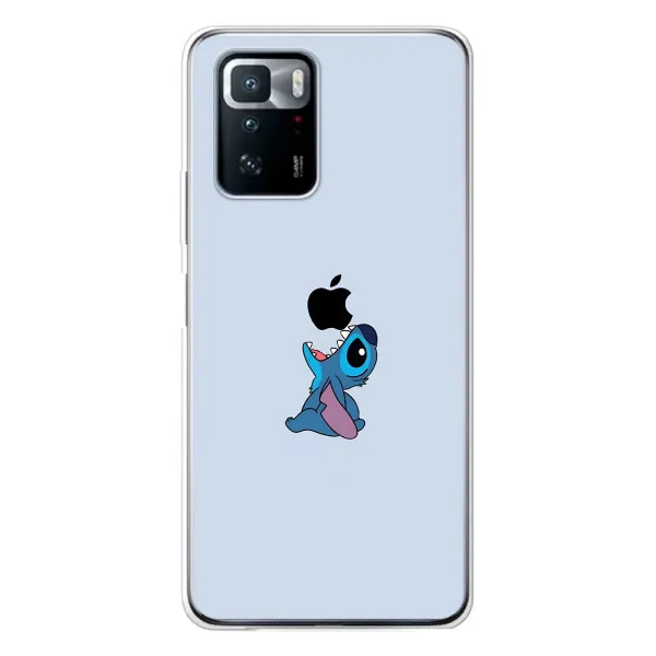 Чехол с принтом «Stitch apple» для Xiaomi POCO X3 GT