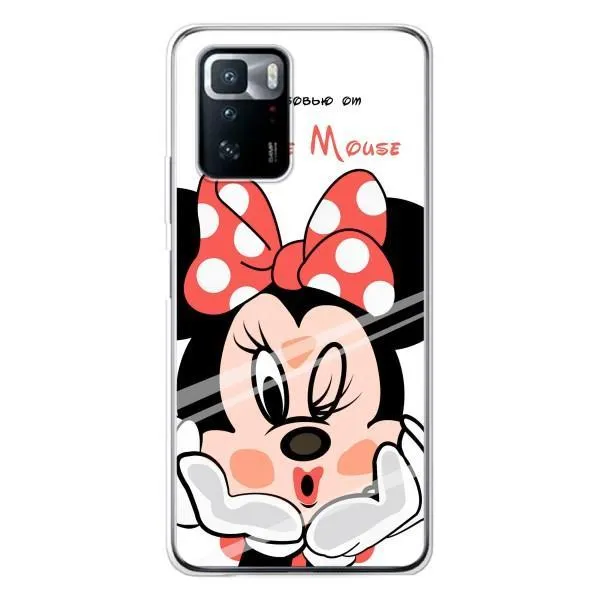 Чехол с принтом «Маус Минни» для Xiaomi POCO X3 GT Чехол с принтом «Маус Минни» для Xiaomi POCO X3 GT