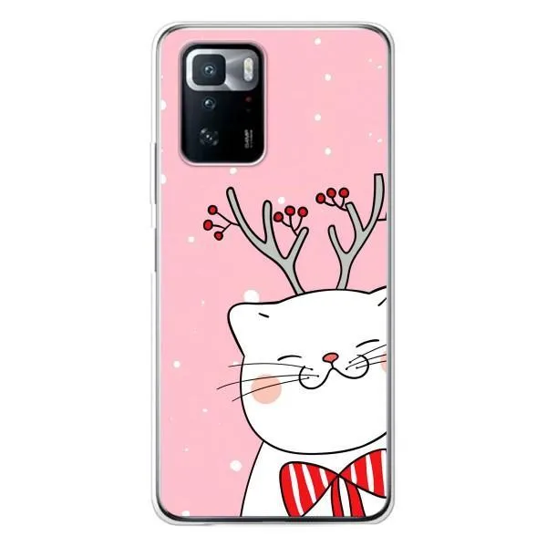 Чехол с принтом «Зимний кот» для Xiaomi POCO X3 GT