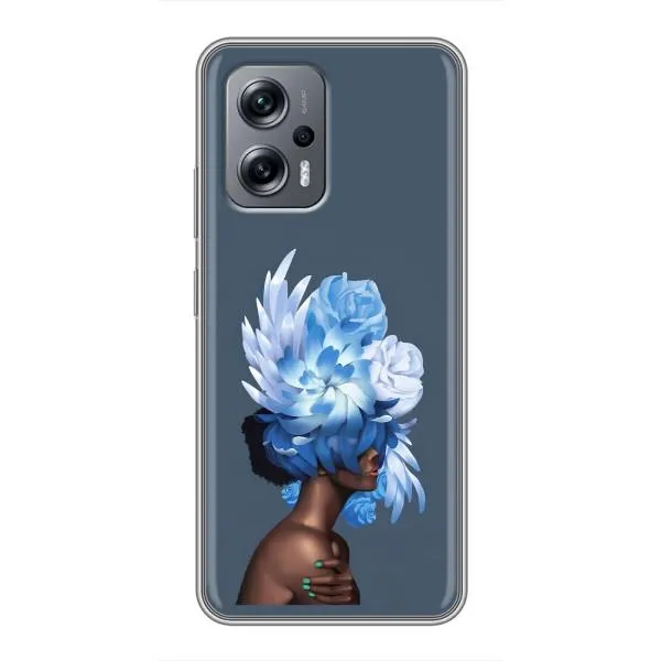 Чехол с принтом «Цветы на голове» для Xiaomi POCO X4 GT