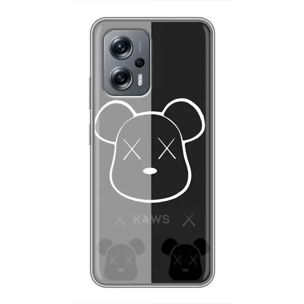 Чехол с принтом «БеарБрик глаза» для Xiaomi POCO X4 GT
