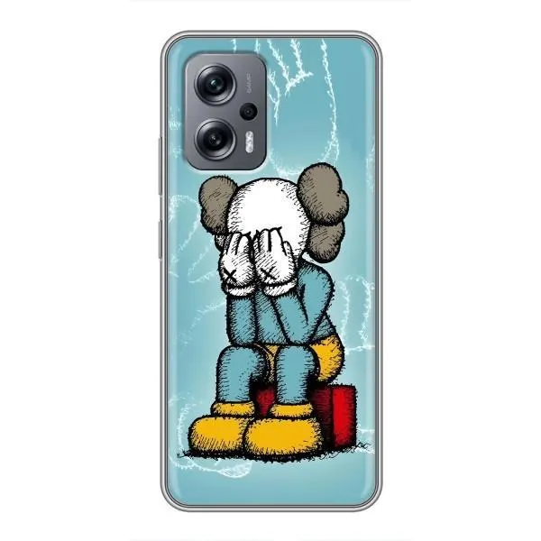 Чехол с принтом «Плач Bearbrick» для Xiaomi POCO X4 GT