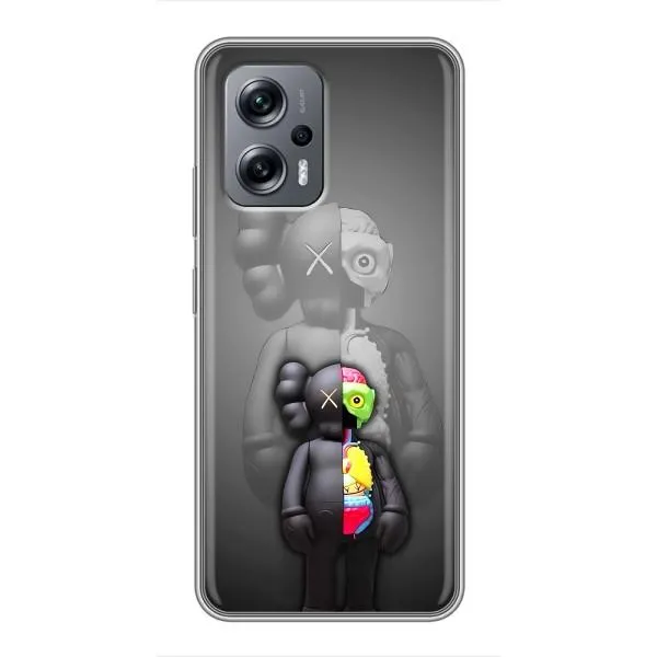 Чехол с принтом «Тело Bearbrick» для Xiaomi POCO X4 GT