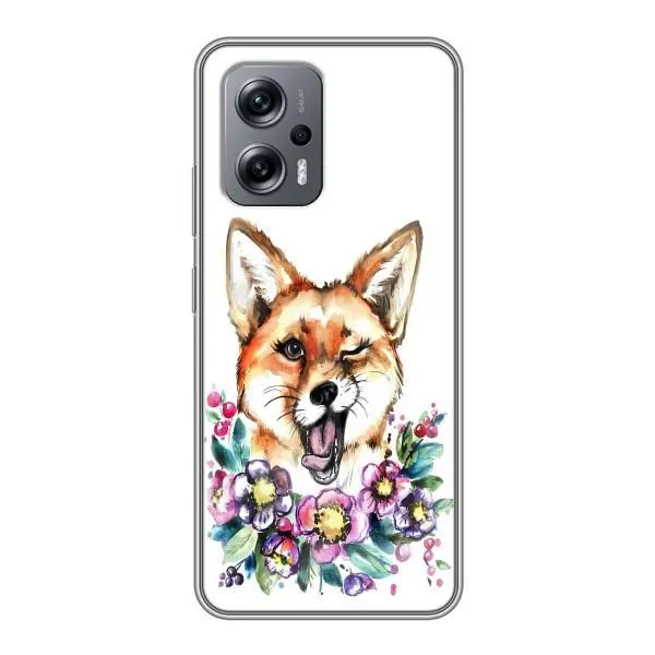 Чехол с принтом «Веселая лисичка» для Xiaomi POCO X4 GT
