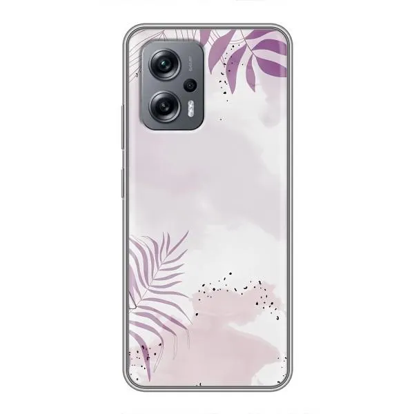 Чехол с принтом «Фиолетовые листья» для Xiaomi POCO X4 GT Чехол с принтом «Фиолетовые листья» для Xiaomi POCO X4 GT