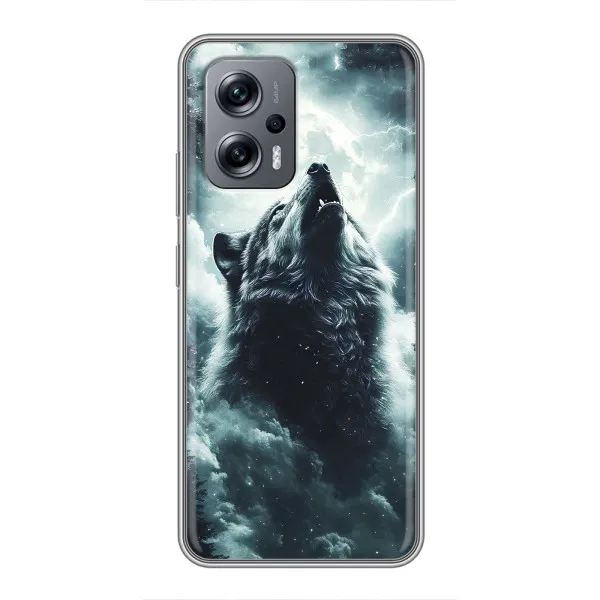 Чехол с принтом «Волк в облаках» для Xiaomi POCO X4 GT Чехол с принтом «Волк в облаках» для Xiaomi POCO X4 GT
